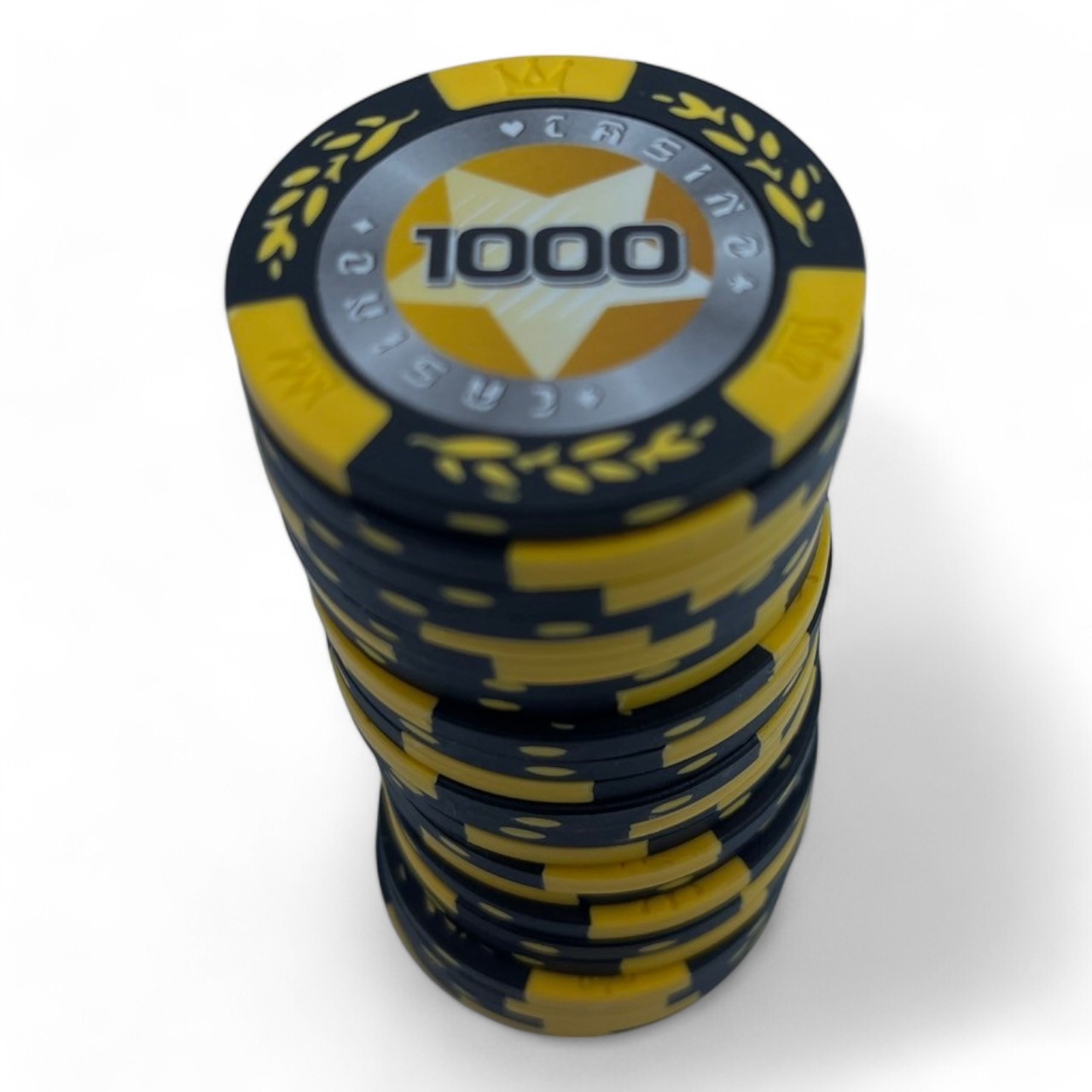 ชิปโป๊กเกอร์เกรดพรีเมี่ยมCASINO แบบแยกเหรียญ น้ำหนัก14g.(Chip poker)