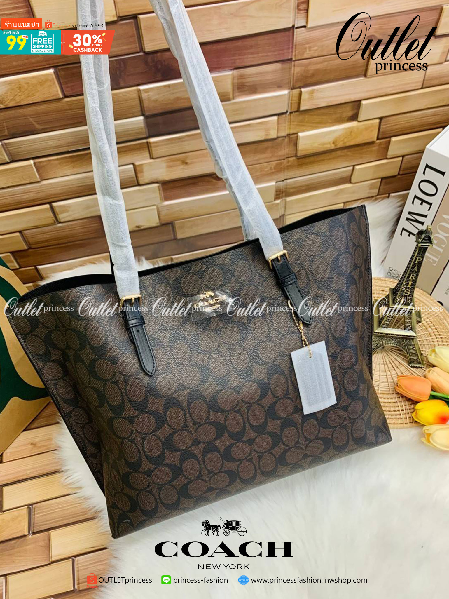 COACH MOLLIE TOTE IN SIGNATURE CANVAS ((1665)) พร้อมส่งอีกครั้ง ห้ามพลาดค่า! กระเป๋าหิ้ว//คล้องไหล่ ใบใหญ่ ทรงTote หนังแท้นิ่มอย่างดีค่ะ ภายในแบ่ง2ช่องใหญ่ สามารถใส่ A4ได้เลย ช่องกว้างมากๆ มีช่องกระเป๋าซิปกลางให้ใส่ของอีกช่องนะคะ