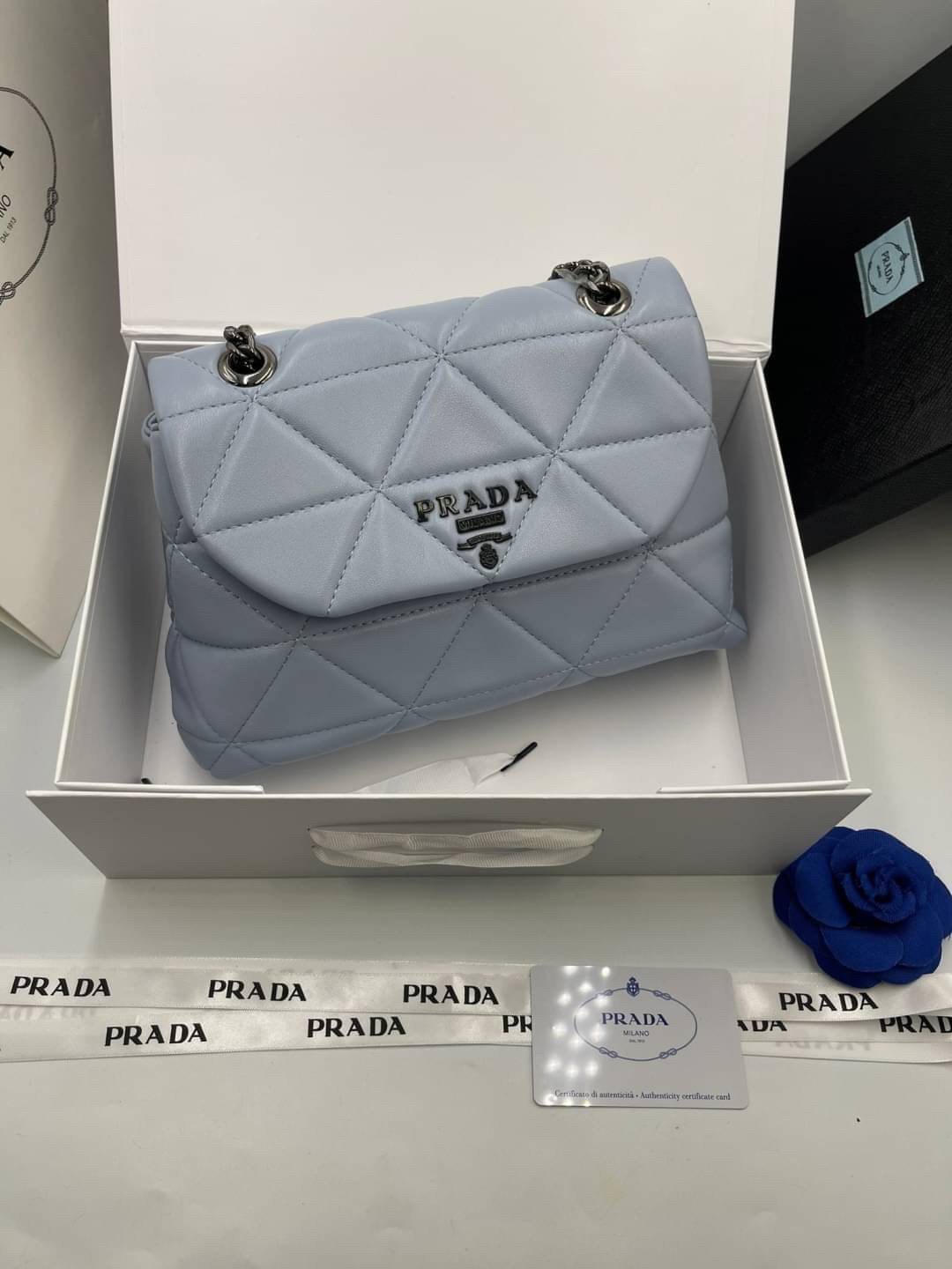VIP 】PRADA Nappa Leather Prada Spectrum Bag หนังแท้ พร้อมส่งที่ไทย