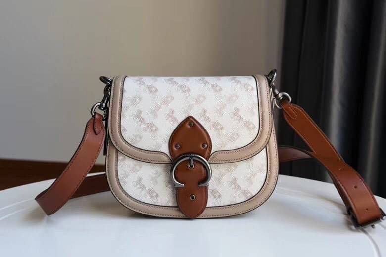 COACH 0745 Printed coated canvas and glovetanned leather