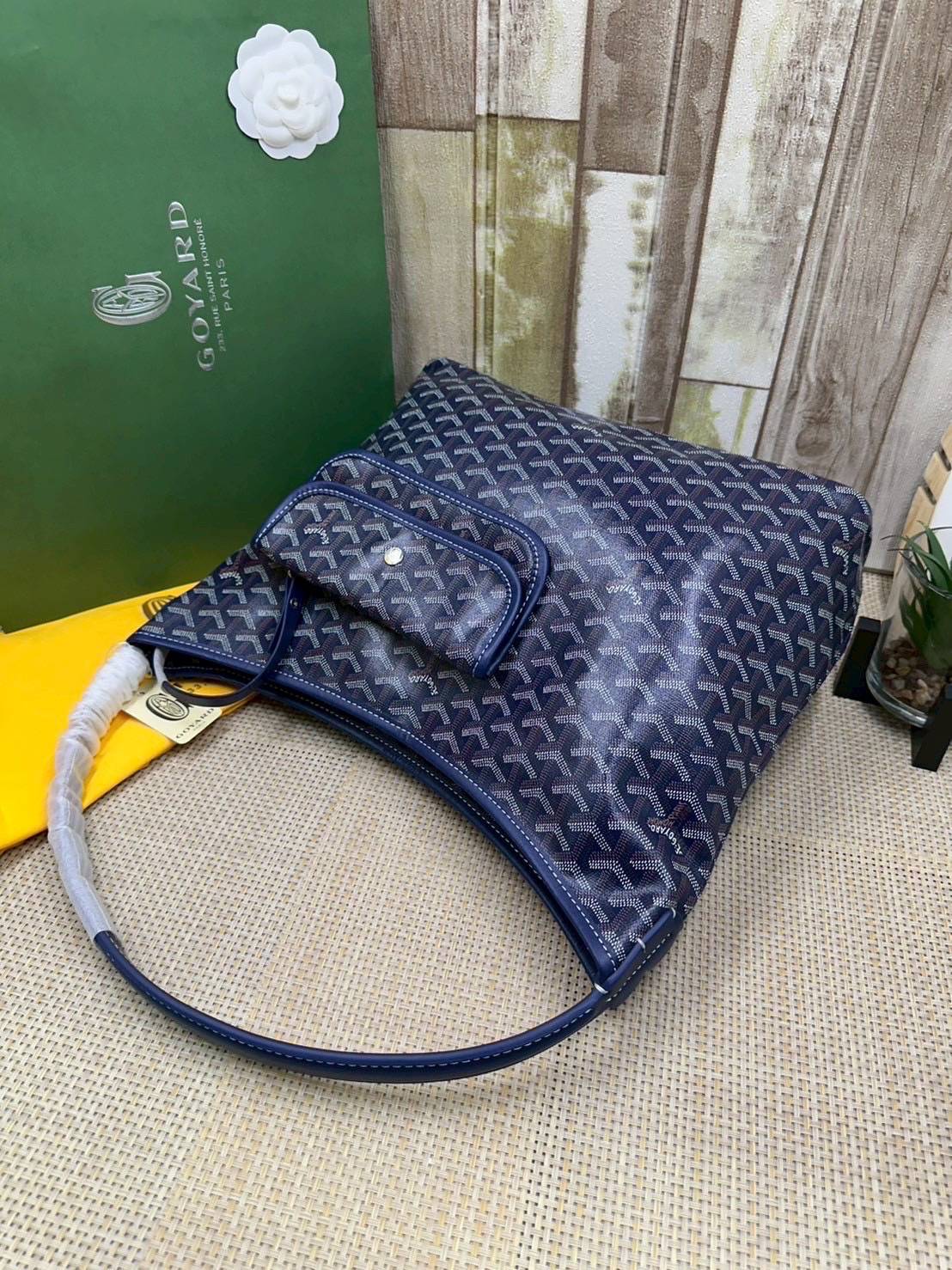 พร้อมส่ง 8 สี ORI หนังแท้ | Goyard Bohème Hobo Bag กระเป๋าสะพายทรงโฮโบ สะท้อนถึงความเบา ความยืดหยุ่น เปิดปิดแบบซิป สะดวกสบายขึ้น