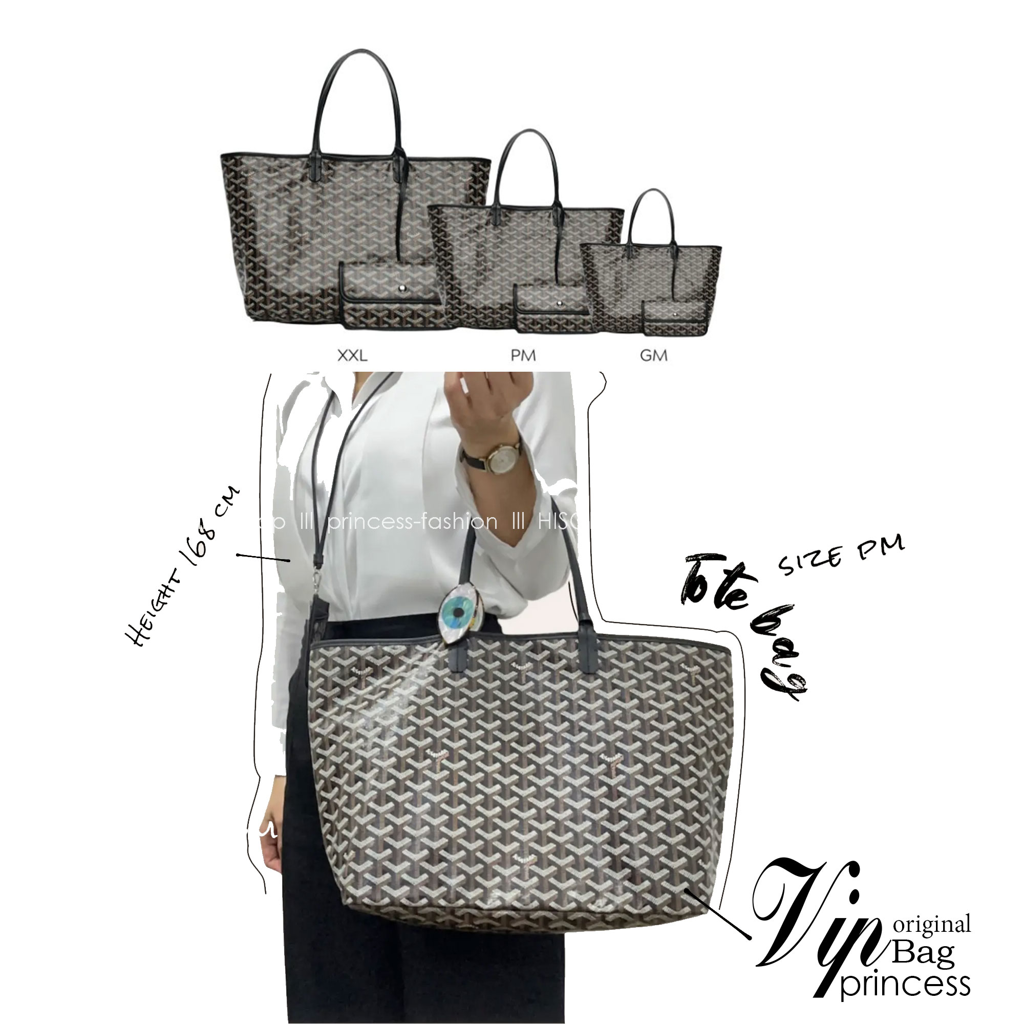 พร้อมส่ง 2 สี GM 40cm Goyard Saint Louis Claire-Voie GM Bag กระเป๋าทรงโท้ทใบใหญ่ เกรดออริ สลับแท้ 1:1 ใช้ต่างประเทศได้