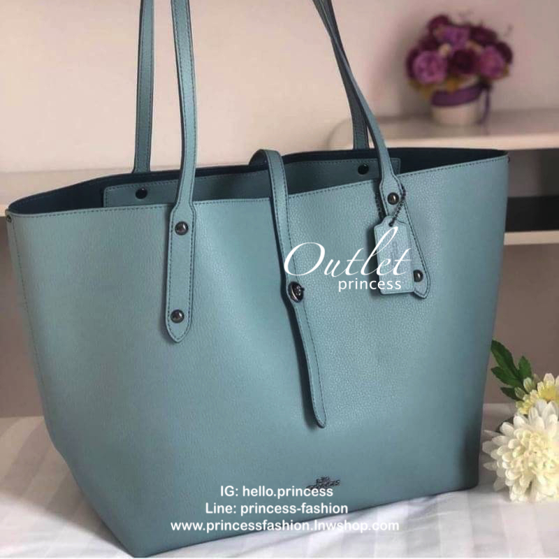 COACH MARKET TOTE กระเป๋าถือใบใหญ่ทรง TOTE ทรงกระเป๋าสวยหรู กระเป๋าใบใหญ่ใส่ของได้เยอะ
