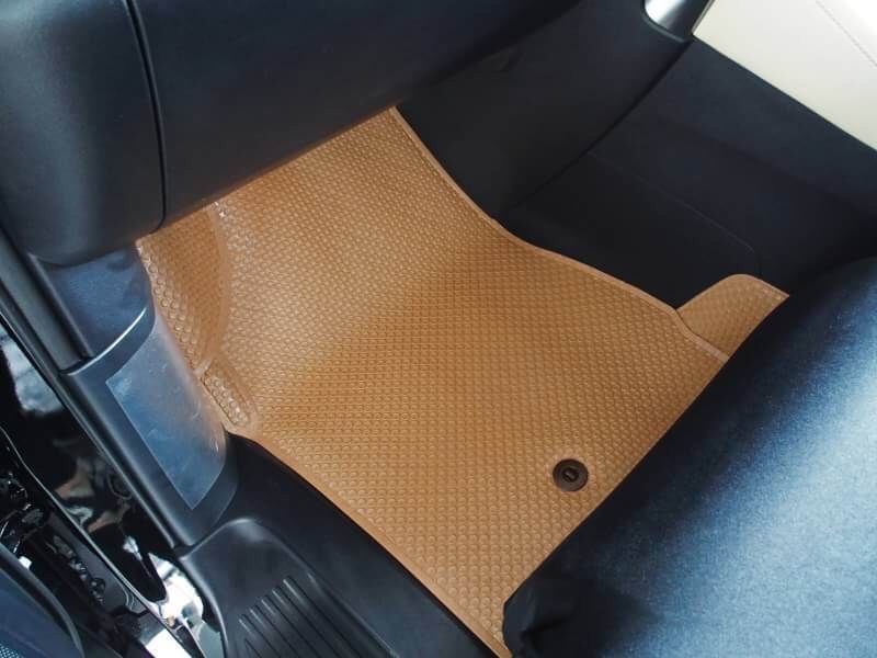 พรมกระดุมเม็ดเล็กรีดขอบTOYOTA ALPHARD 2016-20 สีชามัวร์ เต็มคัน เข้ารูป