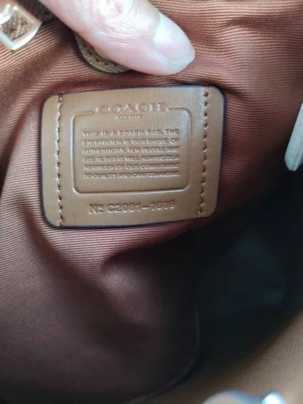 OUTTLET 】COACH SMALL TOWN BUCKET BAG IN SIGNATURE CANVAS WITH WATERMELON PRINT