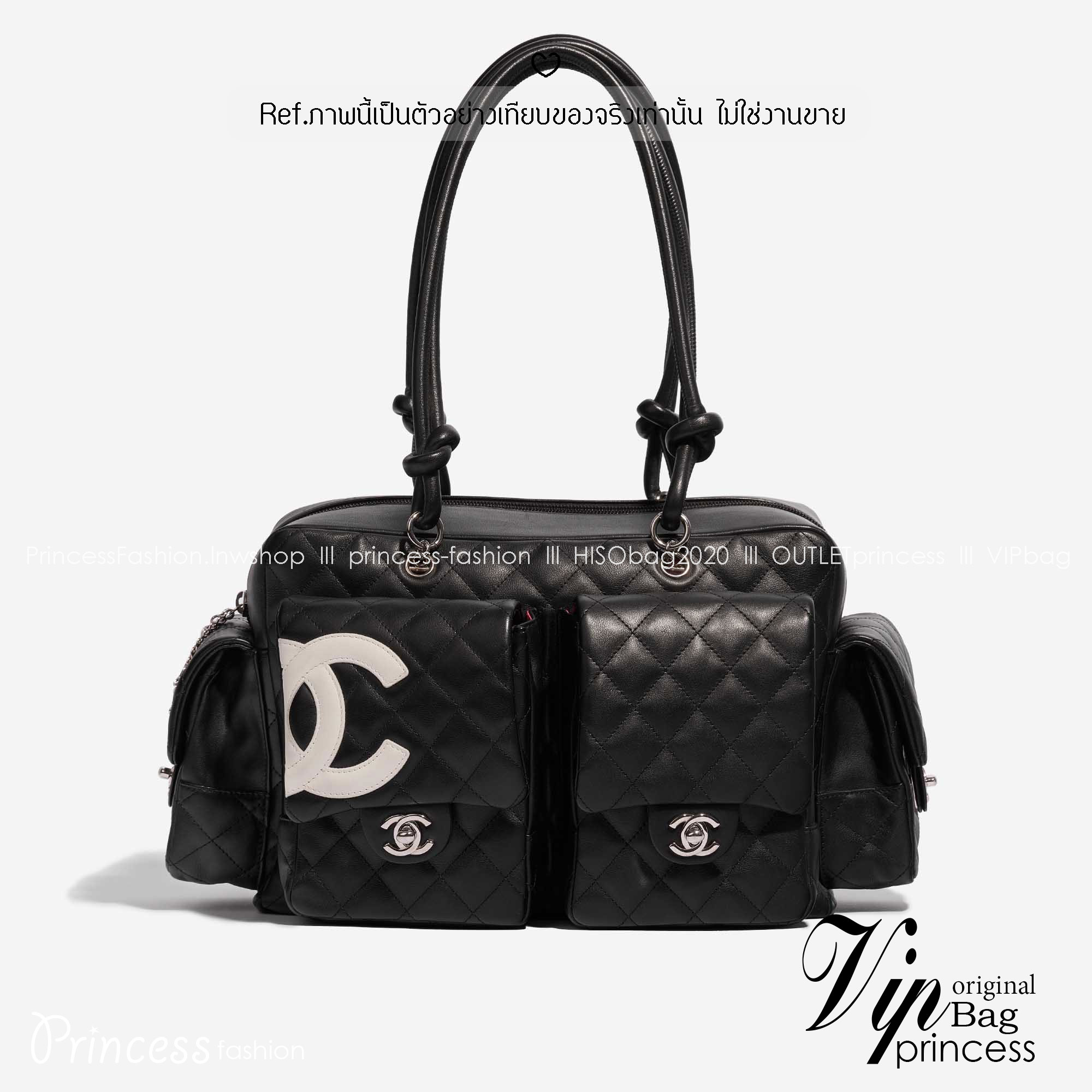 CHANEL Cambon Reporter Handbag ใหม่ล่าสุด กับกระเป๋าสะพายรูปทรงใหม่ มาพร้อมช่องใส่ของหลากหลายมุม แยกสัดส่วนใช้งานง่าย โดดเด่นด้วยโลโก้สีขาวตกแต่งด้านหน้า