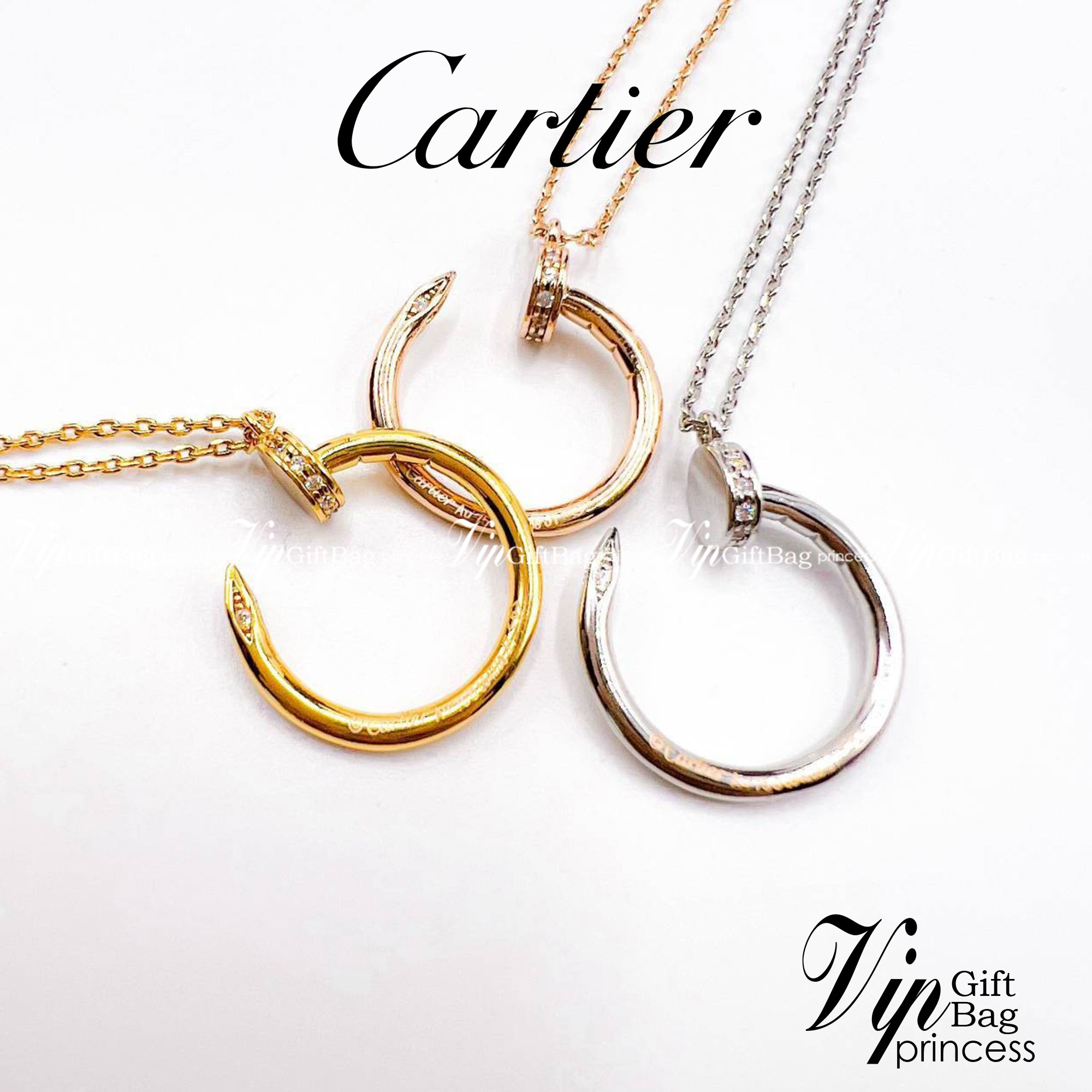 Cartier JUSTE UN CLOU NECKLACE สร้อยคอคาเทียร์ หัวตะปูหัวเพชร เกรดออริจินิล ปั้มทุกจุด วัสดุคุณภาพดี ไม่ลอกไม่ดำ พร้อมกล่องหนาตามแบบปั้มลายแบรนด์ ภาพสินค้าถ่ายจากงานขายจริง ใช้งานต่างประเทศได้