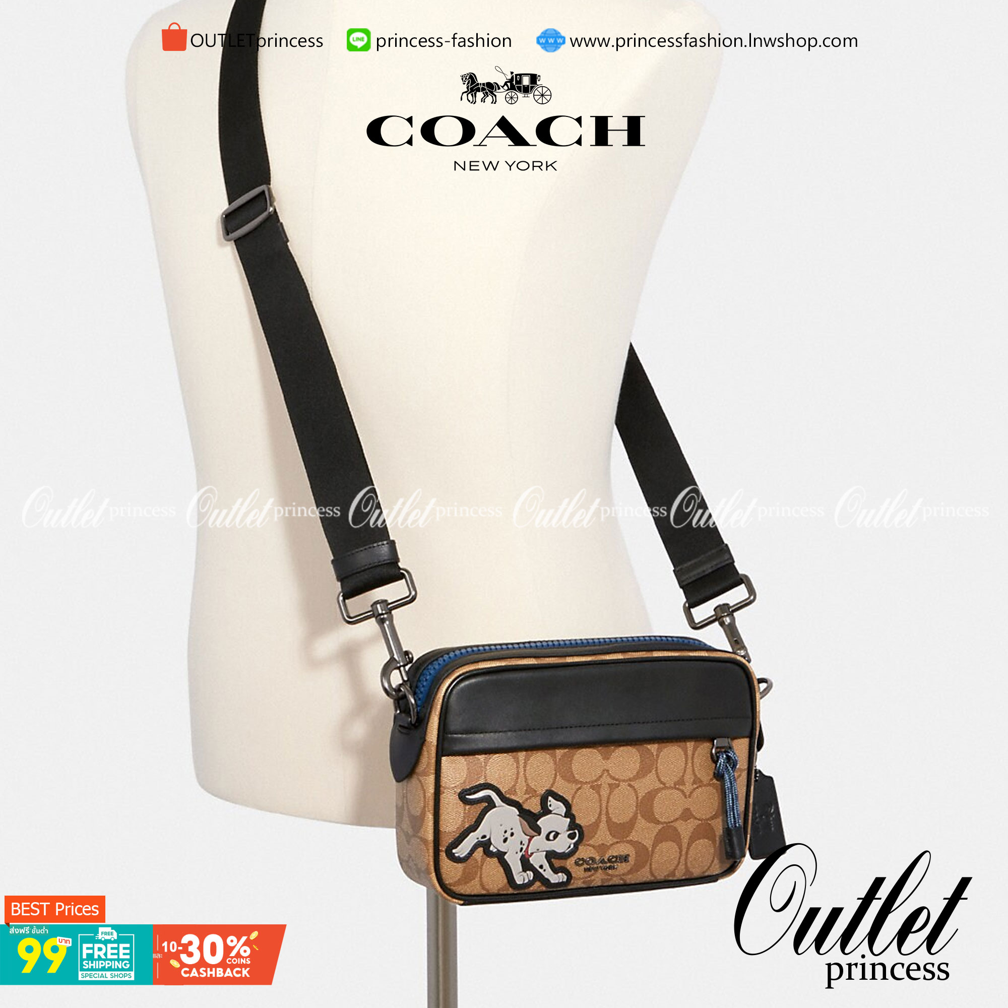 COACH F91498 DISNEY X COACH GRAHAM CROSSBODY