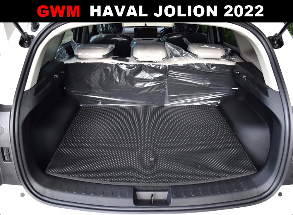 แผ่นปูท้ายรถ GWM HAVAL JOLION 2022 ลายกระดุมเล็ก สวยงาม ทนทาน เข้ารูป ตรงรุ่นรถ