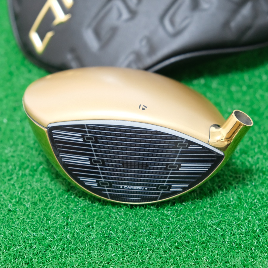 2025 TAYLORMADE QI35 MAX DESIGNER SERIES MATTE GOLD 9.0* DRIVER - HEAD ONLY + HEADCOVER