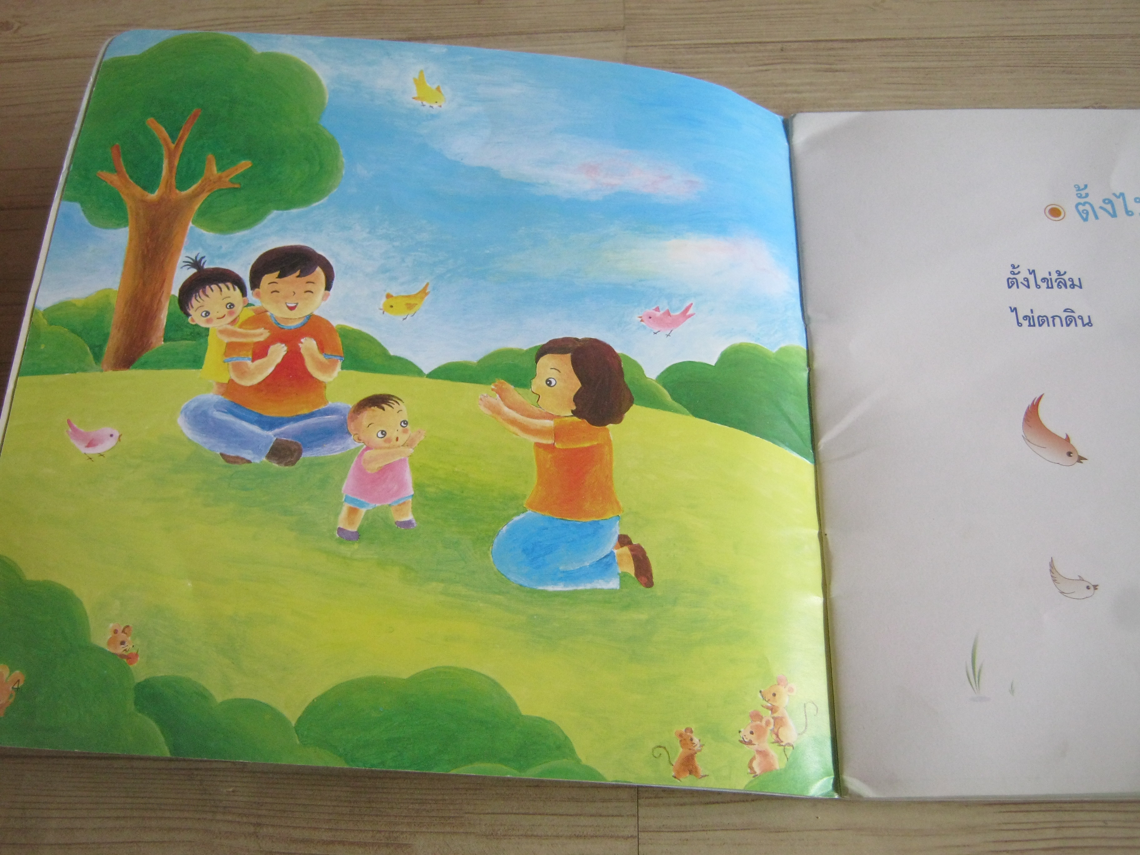 ตั้งไข่ล้ม ตุ๊บปอง เรื่อง เบ็ญจมาศ คำบุญมี ภาพ