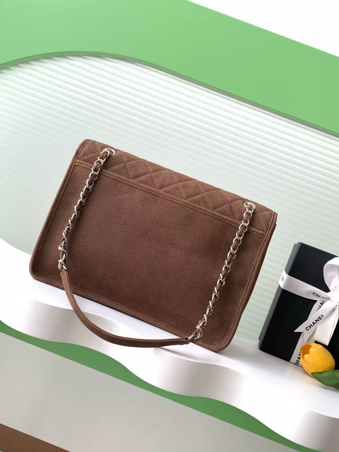 สลับแท้ New Chanel Classic flap bag (Ori)เทพ กระเป๋าสะพายหนังแท้ รุ่นวินเทจ เกรดดีสุด ผ่านทุก ตม 🤍 เกรดสั่งตัด ท็อปวีไอพี สลับแท้ 1:1 ภาพถ่ายจากงานขายจริง ใช้งานต่างประเทศได้