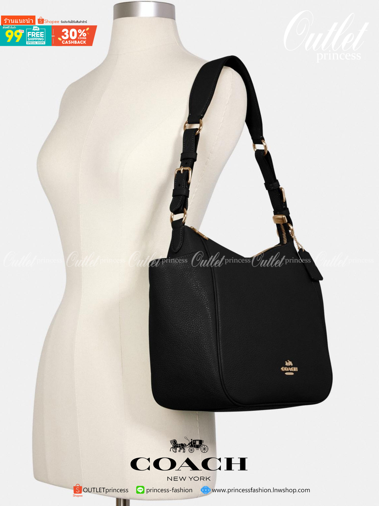 สินค้าออกใหม่ พร้อมคอลเลคชั่นสีใหม่ล่าสุดค่ะ! COACH RORI SHOULDER BAG ((C2855)) พร้อมส่งที่ไทย สวยก่อนใครแน่นอนค่ะ! กระเป๋าสะพายไหล่ หนังแท้ชั้นดีที่สุด หนังนิ่ม ทรงสวย หลงรักแน่นอนค่ะ