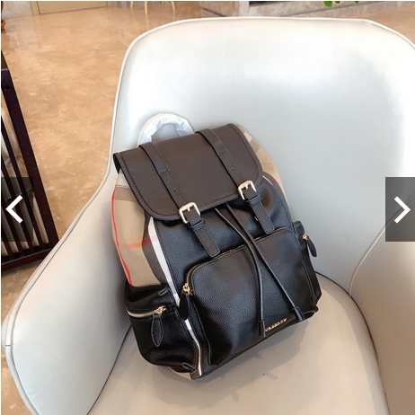 BURBERRY Rucksack Military Backpack / BURBERRY FRAGRANCES VINTAGE 2WAYS RUCKSACK BACKPACK / BURBERRY BACKPACK กระเป๋าเป้ ลาย Vintage Signature สวยคลาสสิค ภายในโล่งกว้างและช่องใส่มือถือสามารถใส่มือถือกระเป๋าสตางค์ของใช้ได้เยอะ หูจับหนัง เป็นเป้ก็ดูดีไอเท็ม