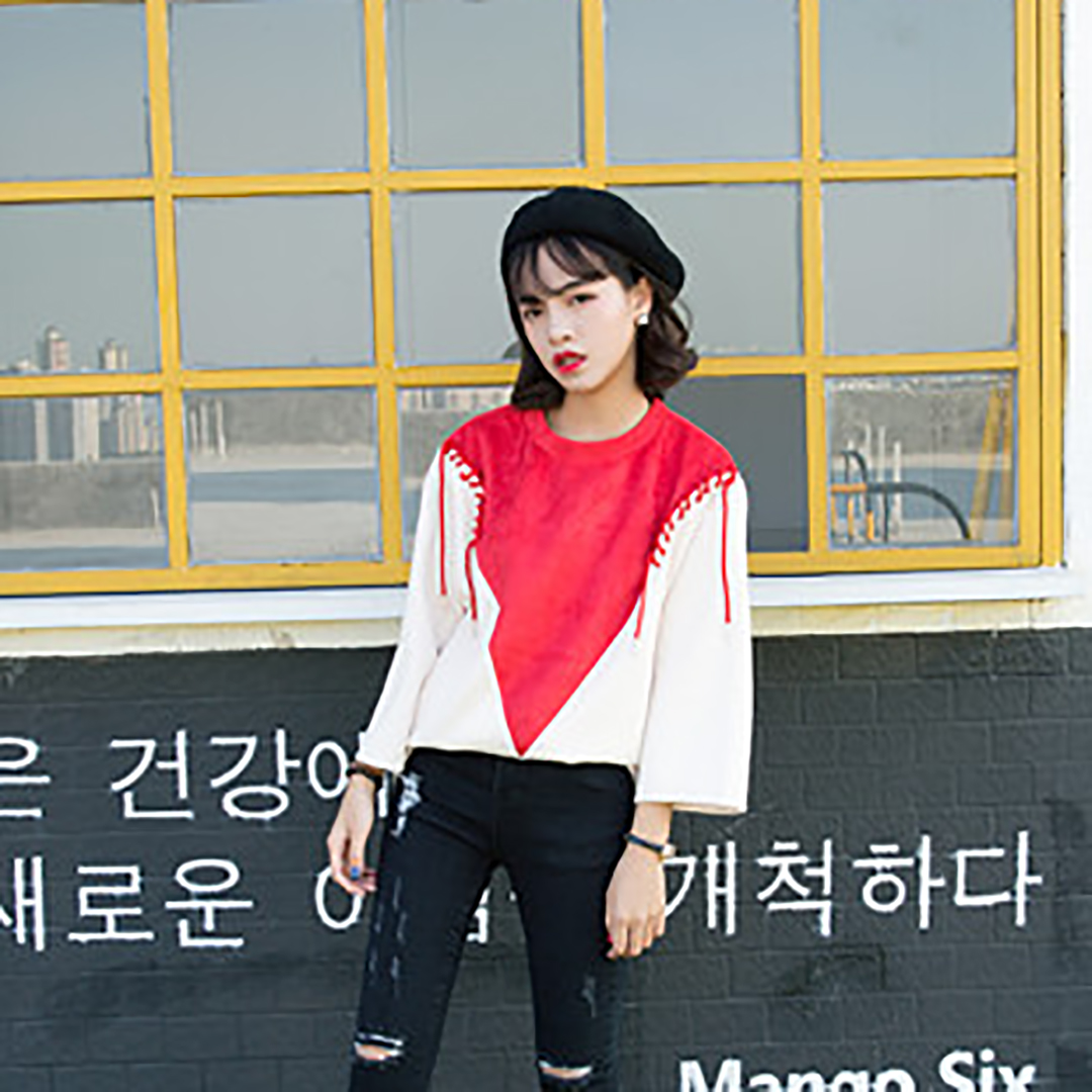 พร้อมส่ง 🍊 Ireland top เสื้อแขนยาวคอกลม (IN32422)