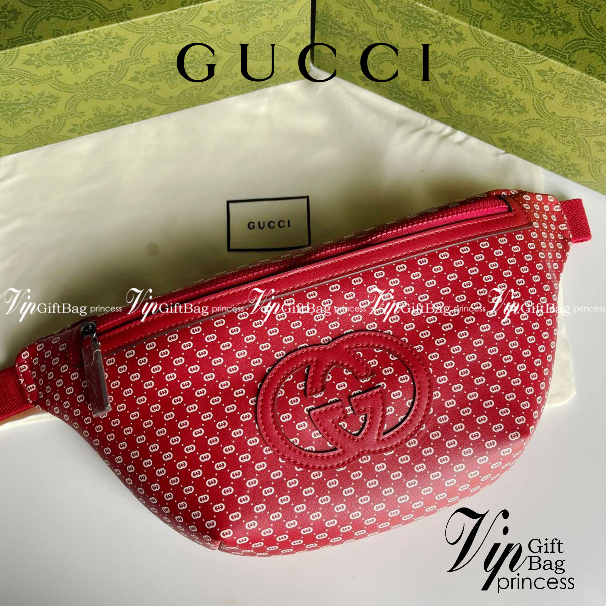 หนังแท้ GUCCI BELT BAG / GG BELT BAG RED กระเป๋าคาดอก/คาดเอว รุ่น Unisex ใช้ได้ทั้งหญิงชาย ภายในเป็นช่องโล่งกว้าง ใบใหญ่ขนาดมาตรฐานจุของได้เยอะ สายสะพายปรับได้ตามตัว ใบจริงเห็นแล้วหลงรัก คุ้มค่าที่สุด อีกรุ่นหนึ่งที่หลายคนตามหา งานออริสวยมาก ทำจากหนังแท้ 