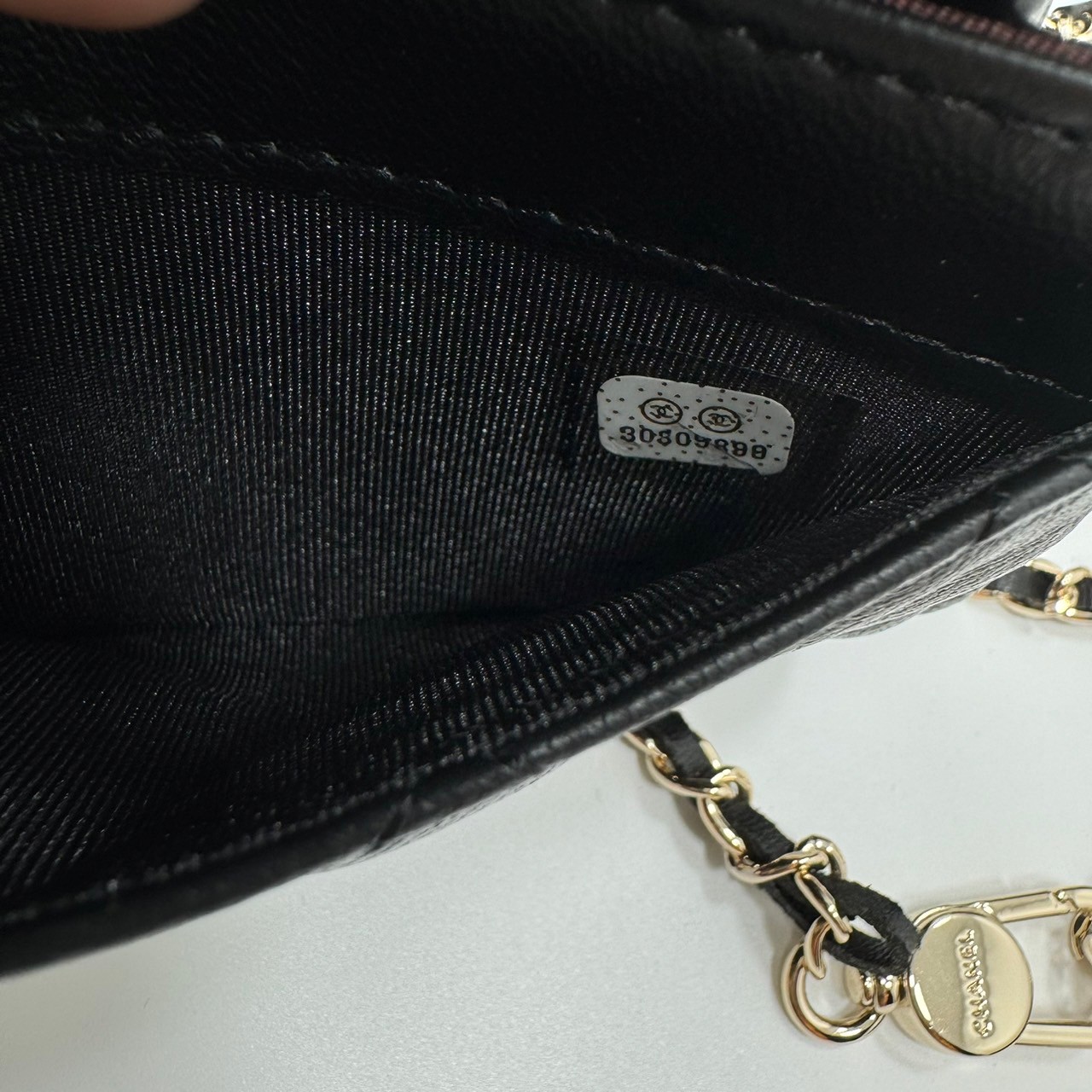 CHANEL mini wallet on chain crossbody กระเป๋าสตางค์พร้อมสายสะพายไซส์มินิ เกรดออริ 1:1 ใช้งานต่างประเทศได้ ภาพถ่ายจากงานขายจริง