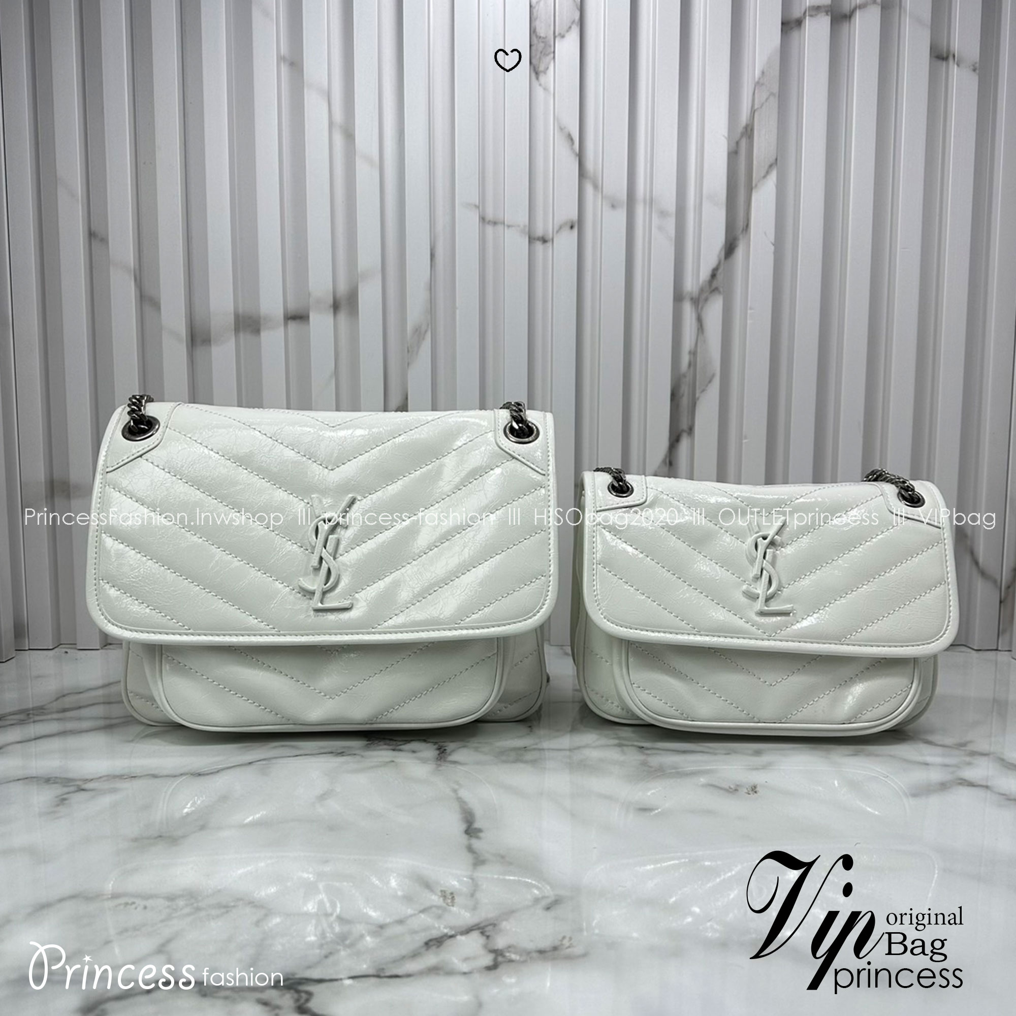 Small YSL Niki shoulder bag 9" กระเป๋าสะพายทรงคลาสสิค รุ่นยอดนิยมของแบรนด์ที่ใครๆก็ต้องมีใช้ ดีไซน์เรียบหรู 🧡เกรดออริ ใช้งานต่างประเทศได้