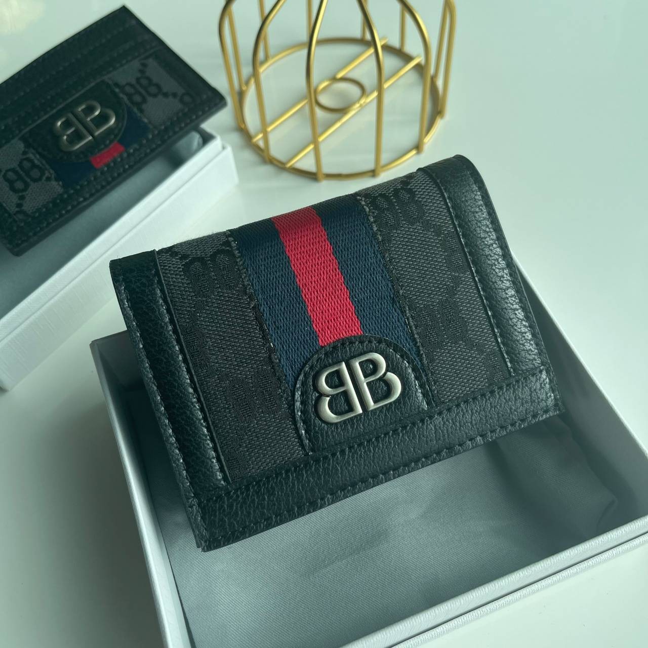หนังแท้ Gucci X BALENCIAGA wallet The Hacker Project กระเป๋าสตางค์หนังแท้งานสวยมาก พร้อมส่งที่ไทย ภาพสินค้าถ่ายจากงานขายจริง ใช้งานต่างประเทศได้