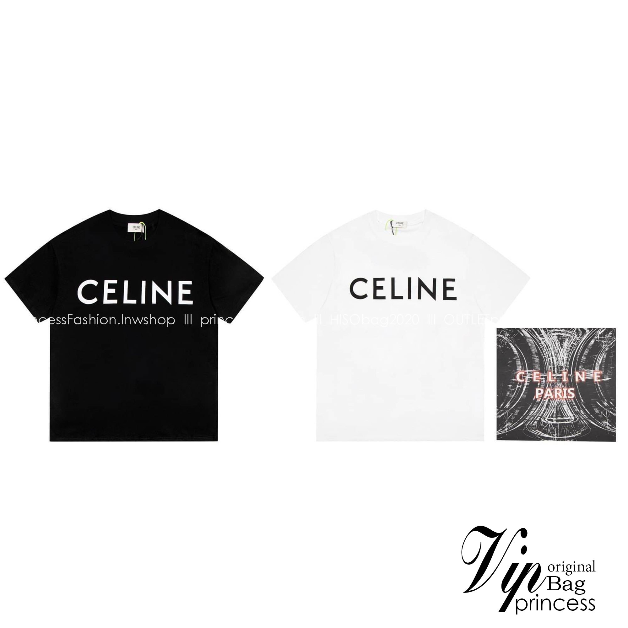 Celine T-Shirt / CL T-Shirts เสื้อยืดแบรนด์เนม เสื้อแบรนด์หรู เกรดออริจินอล สลับแท้ ภาพถ่ายจากงานจริง ใช้งานต่างประเทศได้