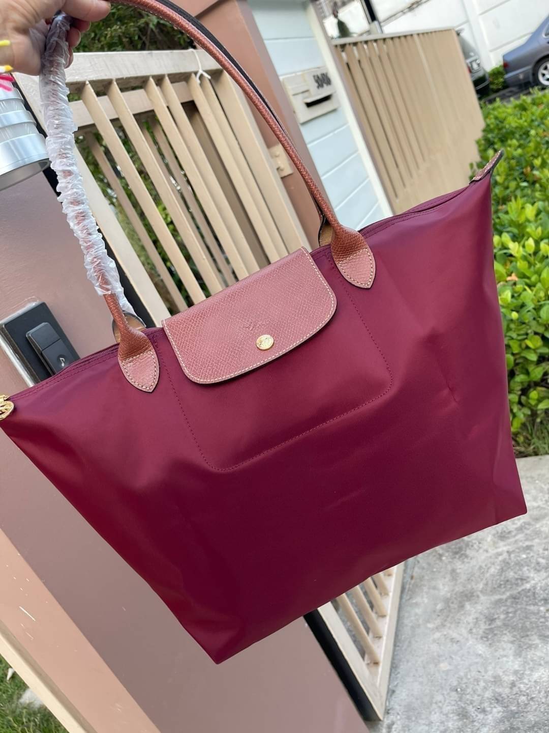 LONGCHAMP LE PLIAGE ORIGINAL SHOULDER BAG L (หูยาว ฝาน้ำตาล) กระเป๋าสะพายไหล่ รุ่น Original มีเอกลักษณ์อันโดดเด่นของรุ่นไอคอนนิค