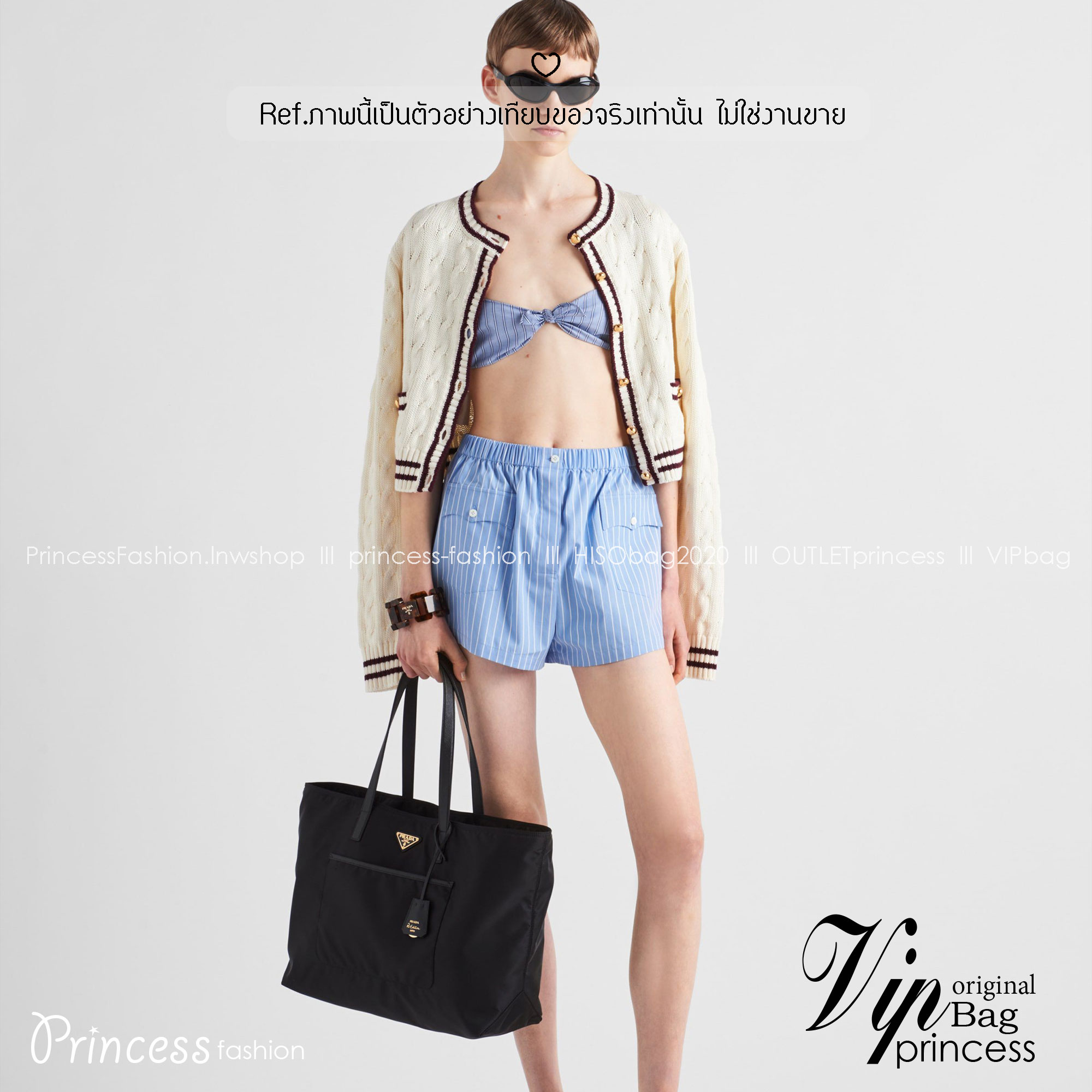 ORI หนังแท้ | Prada Re-Edition 1978 Tote Bag กระเป๋าสะพายทรงโท้ทใบใหญ่เรียบหรู งานผ้าไนลอนมีเสน่ห์เหนือกาล ดีเทลหนัง Saffiano หรูหราช่วยเติมเต็มแอกเซสซอรีที่มีพื้นที่ใช้สอยมากมายใบนี้ให้ลงตัว