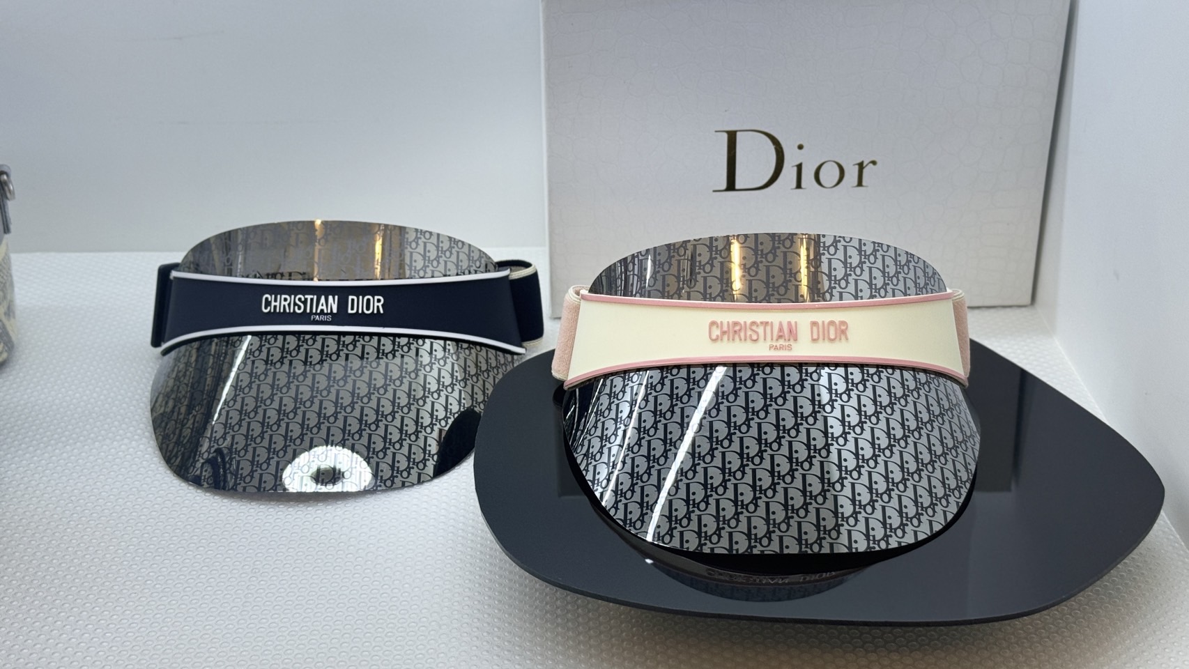 พร้อมส่ง 2สี DiorClub V1U Oblique Visor / Dior oblique visor hat หมวกสไตส์สปอร์ตดิออร์ เกรดออริ สลับแท้ 1:1 ใช้ต่างประเทศได้
