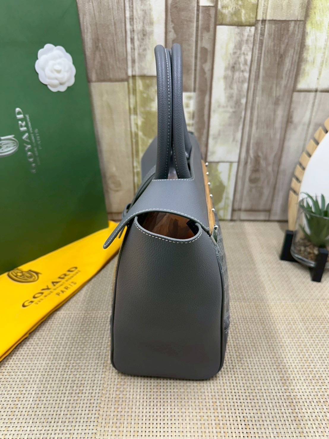 5 สี ORI หนังแท้ | Goyard Saigon Tote Bag กระเป๋าสะพายทรงโท้ท พร้อมหูจับใช้งานง่าย ภายในโล่งกว้าง หรูหราลงตัว