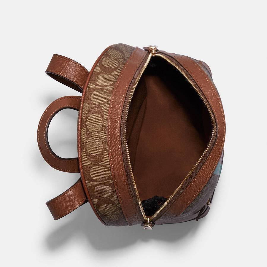 COACH KENLEY BACKPACK IN SIGNATURE CANVAS WITH STRIPE (COACH C5795)🌈🍁กระเป๋าเป้ กระเป๋าสะพายรุ่น Unisex ที่ใช้ได้ทั้งชายและหญิง รูปทรงสวย ขนาดกำลังดี// วัสดุแคนวาสคุณภาพ ผสมหนังแท้ ลาย SIGNATURE//เปิด-ปิด ด้วยซิบ ด้านในโล่งกว้าง จุของได้เย