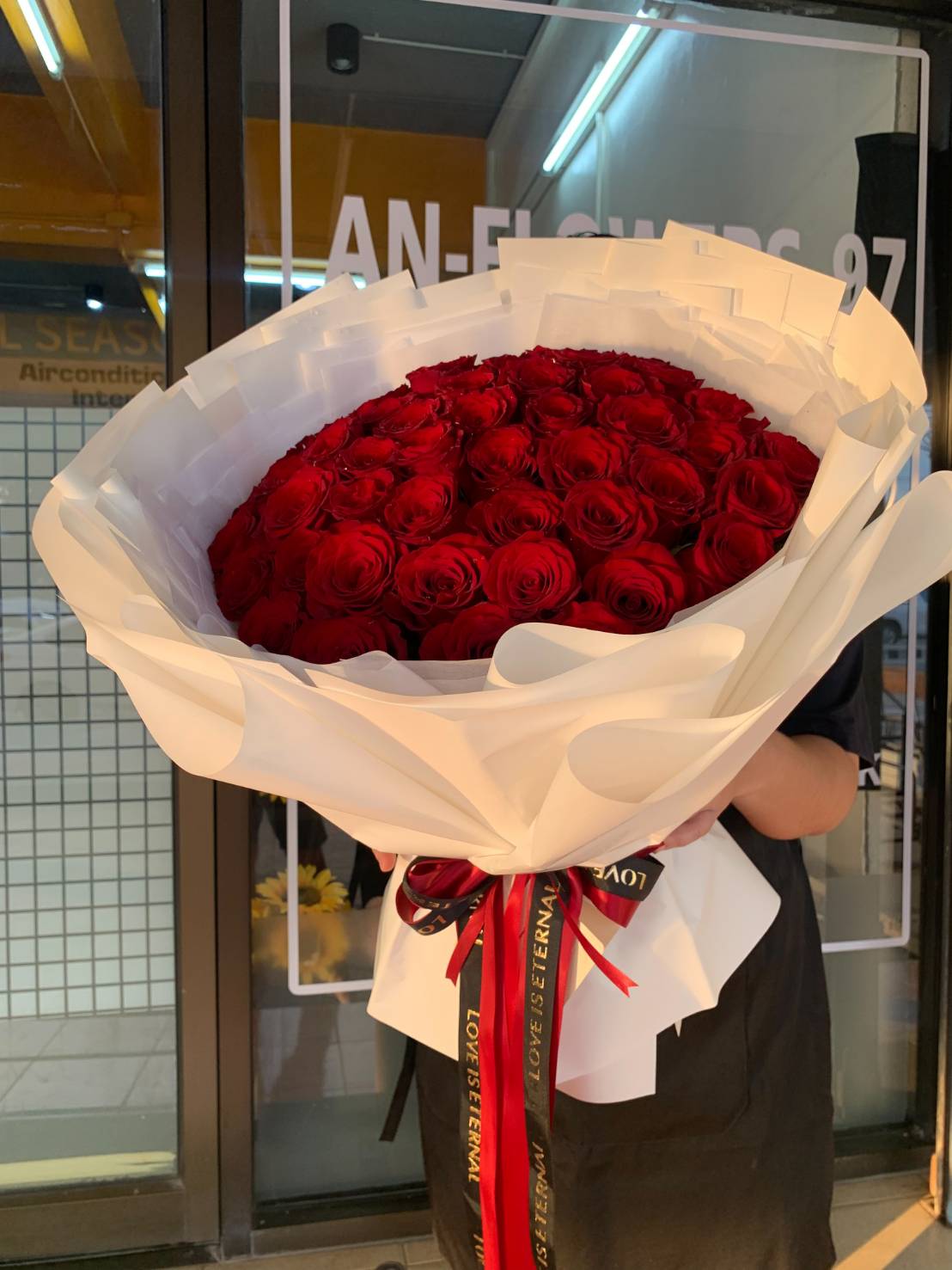 ช่อกุหลาบ50ดอก