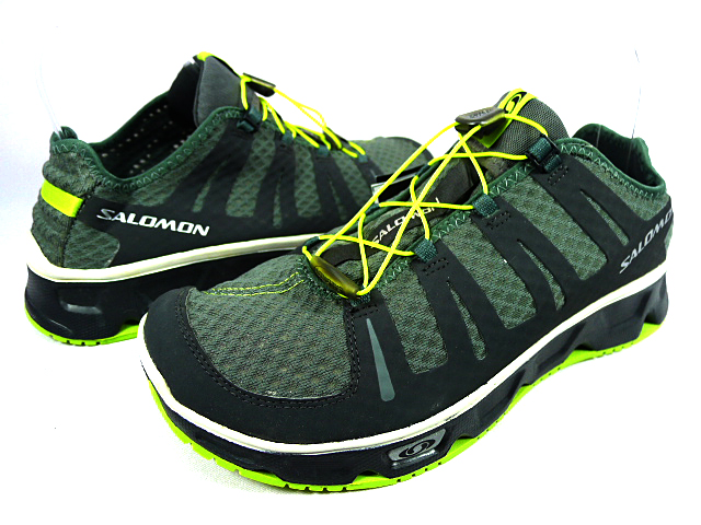 Salomon-RX Prime Cross Country Running Asphalt/Pop Green M10.5us/44 2/3eu