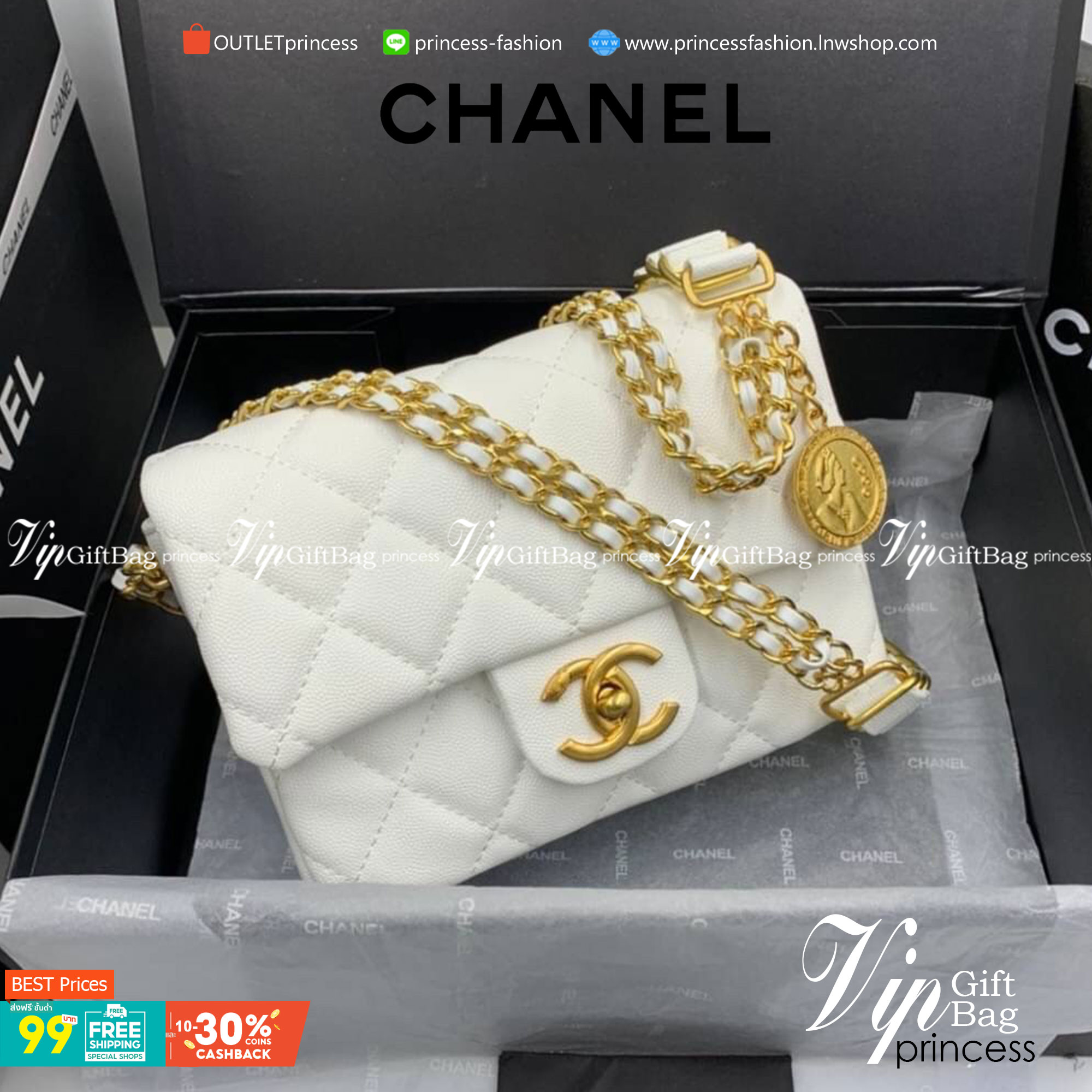 หนังแท้ VIP GIFT CHANEL Small Black Quilted Caviar Classic Flap Coin Charm Soul Chain คอลเลคชั่นใหม่ล่าสุดเลยค่ะ สายสะพายเก๋มาก ห้อย charm วงกลมสีทอง หนังคาเวียสีดำขนาด 8.5” ใส่ iPhone ได้ทุกรุ่นใส่ได้สบายๆ เลยค่ะ รุ่นใหม่เริ่ดมากจ้า