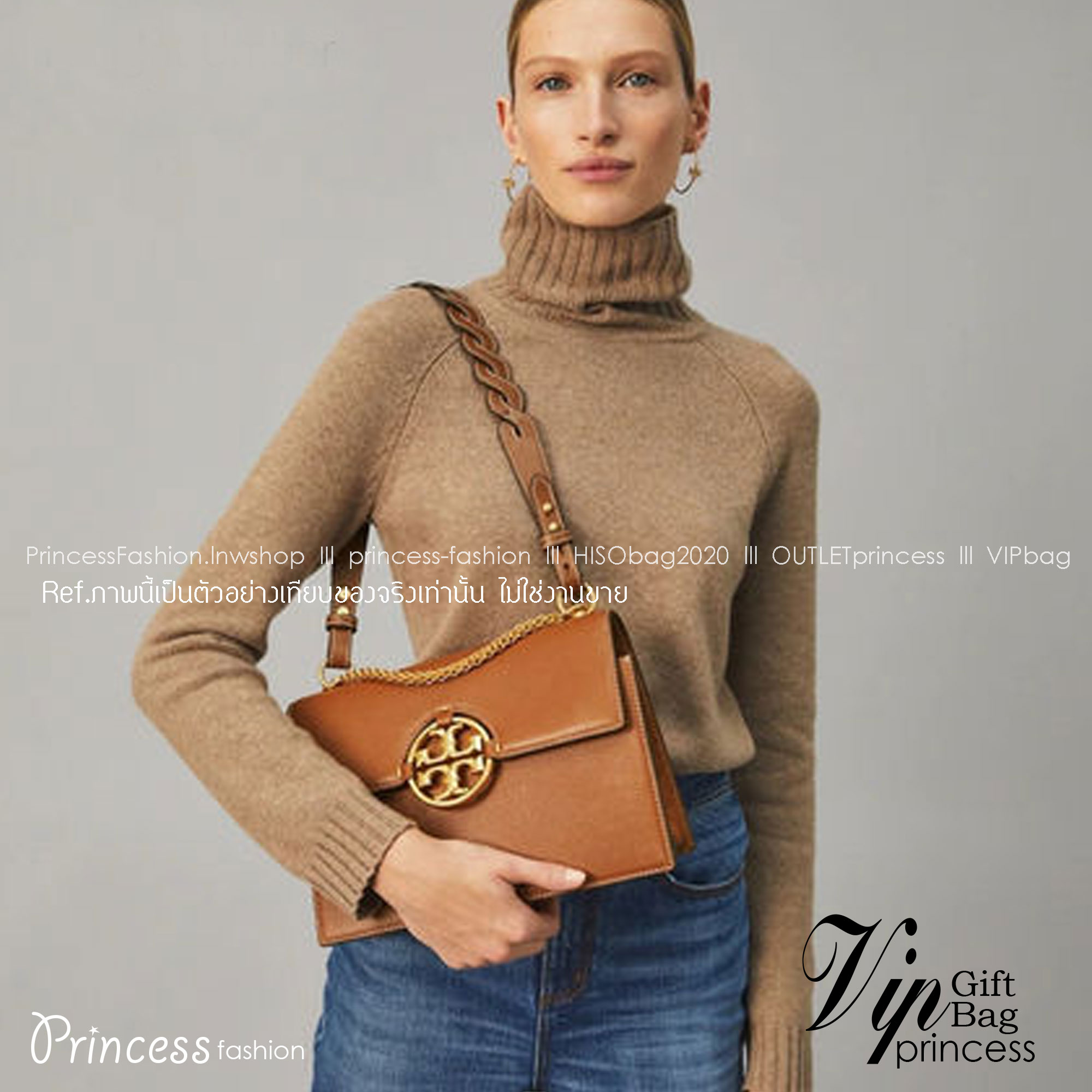 TORY BURCH MILLER SHOULDER BAG / Tory Burch Bag รุ่นยอดนิยม รุ่นหายาก รุ่นที่สาวๆตามหา ใบนี้เลย!! สวยหรู ผู้ดีทุกสี กระเป๋าสะพายไหล่ ดีไซน์อยู่ทรง คลาสสิคแฝงความหรูด้วยโลโก้สีทองอร่ามโดดเด่น