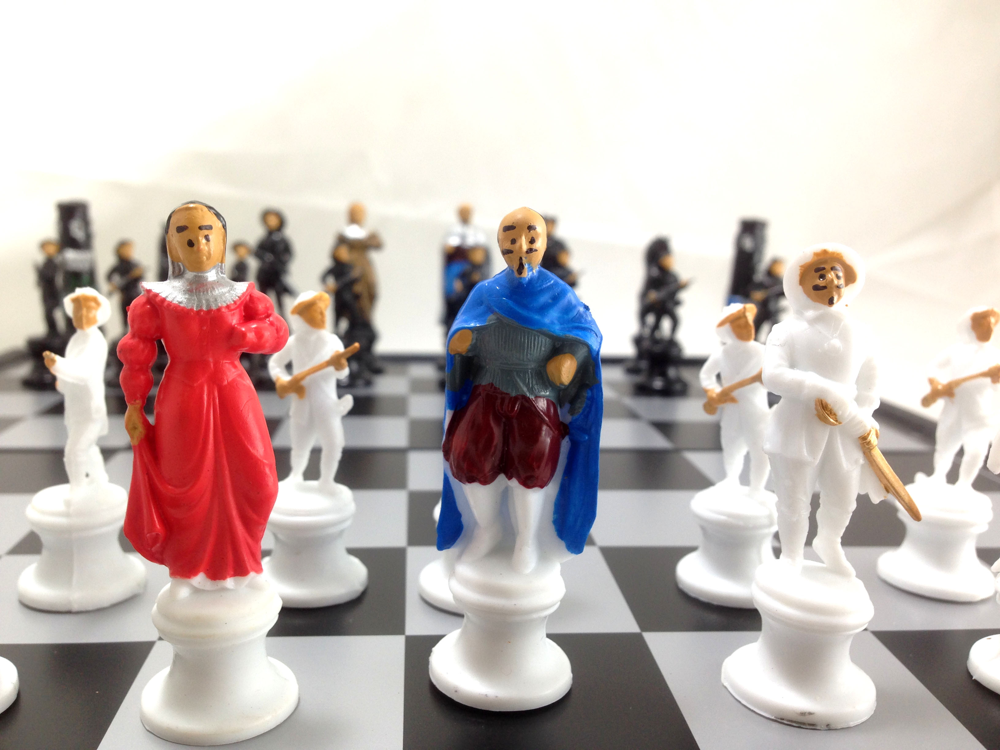 หมากรุกฝรั่งแม่เหล็กตัวเดินคาแล็กเตอร์ยุคกลาง(CH350589)