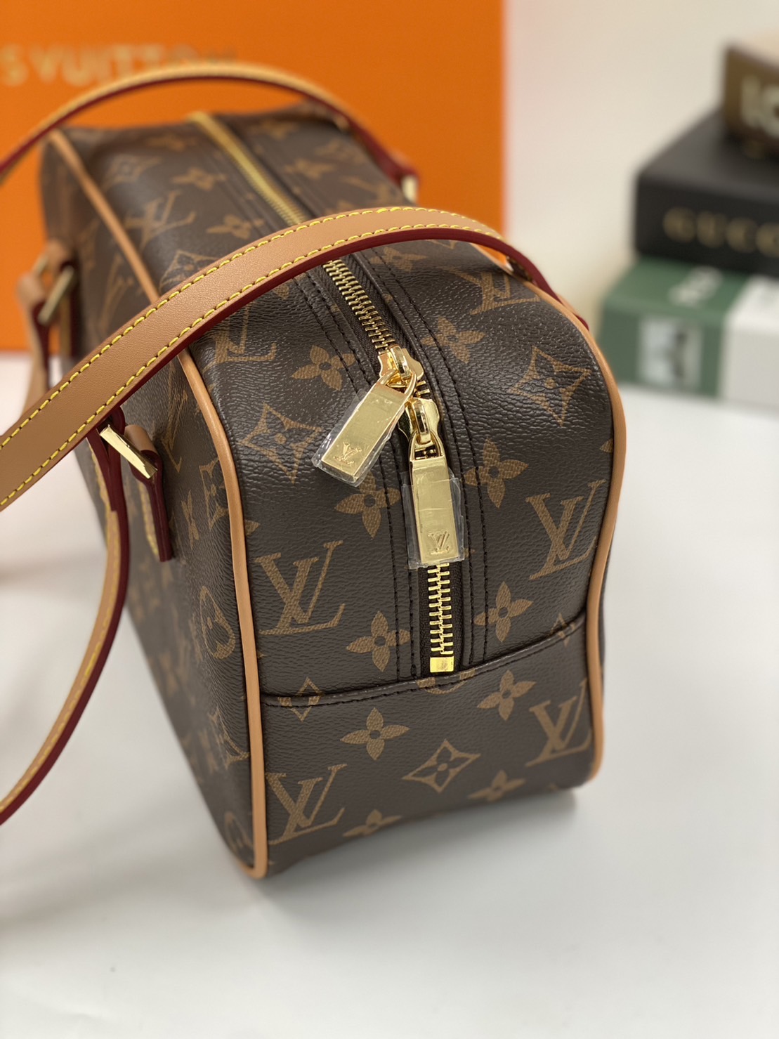 LV Cite Monogram Canvas Handbags เกรดออริจินอล ภาพถ่ายจากงานขายจริง ใช้งานต่างประเทศได้