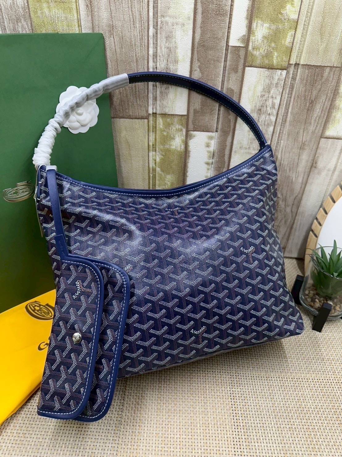 พร้อมส่ง 8 สี ORI หนังแท้ | Goyard Bohème Hobo Bag กระเป๋าสะพายทรงโฮโบ สะท้อนถึงความเบา ความยืดหยุ่น เปิดปิดแบบซิป สะดวกสบายขึ้น