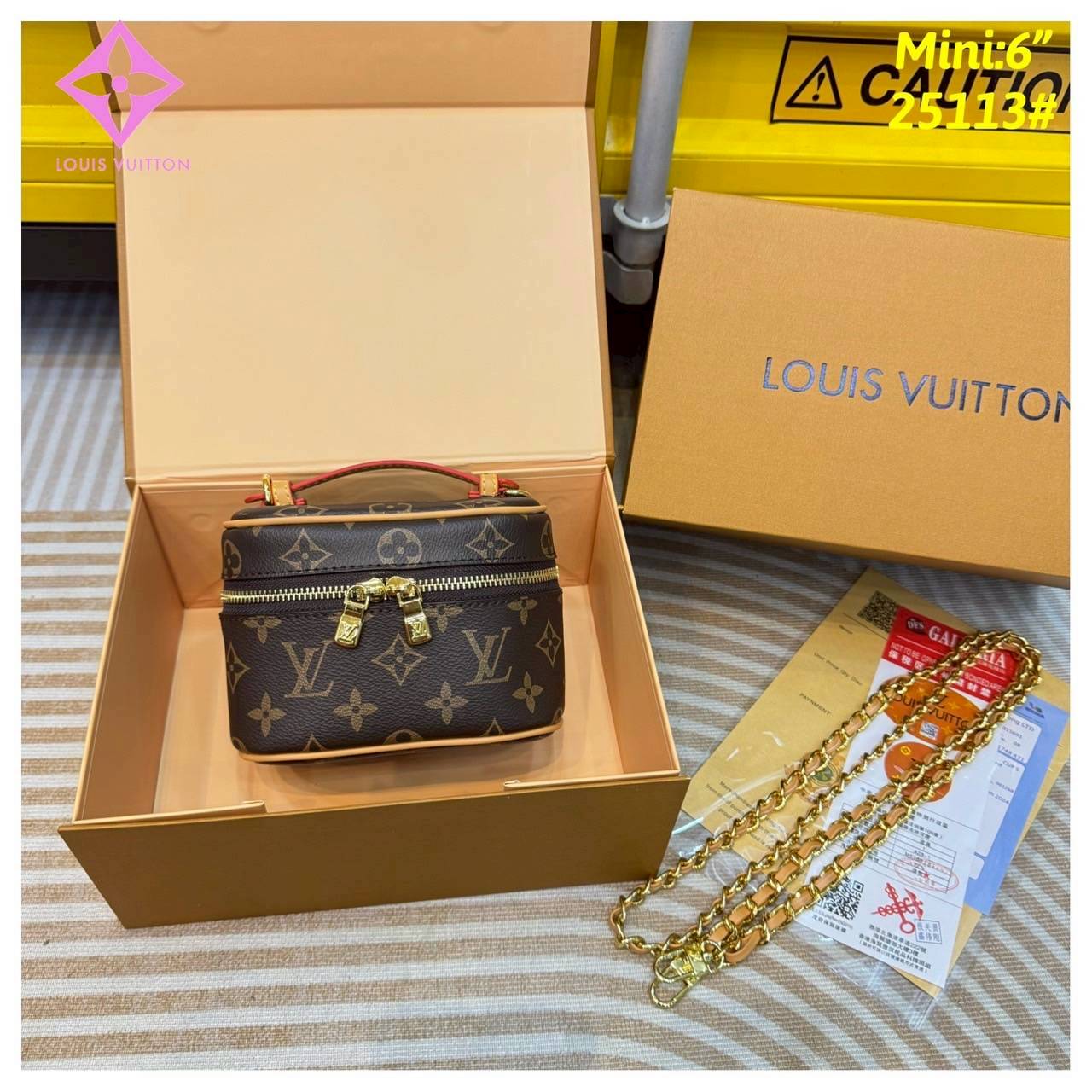 LV Nice Vanity Monogram Canvas กระเป๋าถือ/สะพายทรงกล่องสวยคลาสสิก น่ารักน่าใช้ เป็น everyday bag สะพายได้ทุกวัน ดีไซน์สวยโดดเด่น
