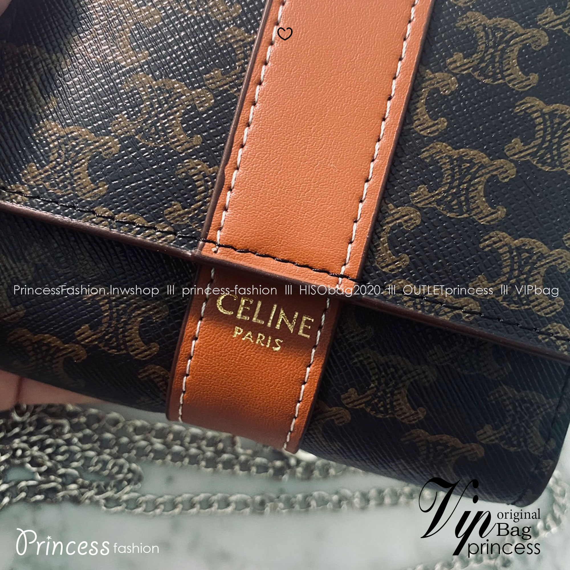 CELINE TRIFOLD WALLET กระเป๋าสตางค์ 3 พับ พร้อมสายสะพายโซ่ crossbody สะพายไหล่ได้ เริ่ดเว่อร์! ไอเท็มสุดฮอต exclusive ดีไซน์สุดคลาสสิค วินเทจ เรียบง่ายแต่หรูหรา