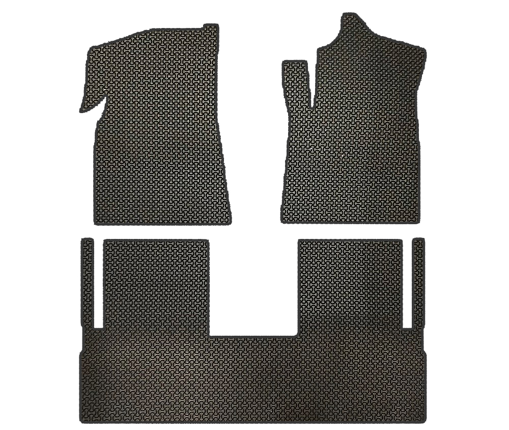 ยางปูพื้นรถยนต์ MG ES 2023 ลายไบเค่น สีดำ เข้ารูป 3ชิ้น (พร้อมส่ง)