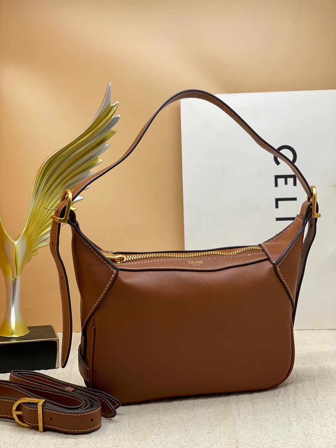 พร้อมส่ง 3 สี CELINE ROMY SHOULDER BAG 21cm เกรดออริ 1:1 สลับแท้ ภาพถ่ายจากงานจริง ใช้งานต่างประเทศได้