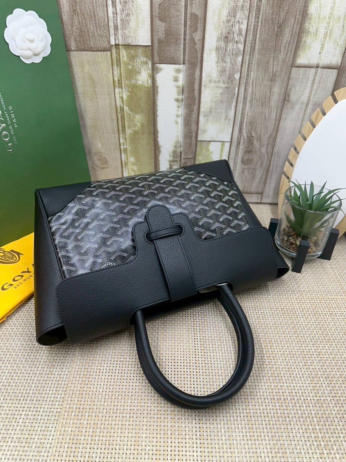 5 สี ORI หนังแท้ | Goyard Saigon Tote Bag กระเป๋าสะพายทรงโท้ท พร้อมหูจับใช้งานง่าย ภายในโล่งกว้าง หรูหราลงตัว