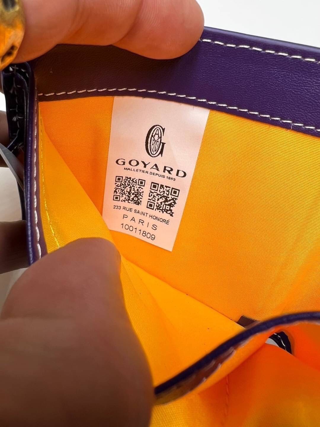 GOYARD WALLET / GOYARD Victoire Bifold Wallet พร้อมส่งที่ไทย เกรดเทพออริจินอล หนังเกรดดีสุด กระเป๋าสตางค์ผู้ชายใบสั้น พร้อมกล่องเขียวแบรนด์สวยหรู อีกรุ่นที่ยอดขายไม่เคยตก ภาพสินค้าถ่ายจากงานขายจริง ใช้งานต่างประเทศได้เลยค่ะ