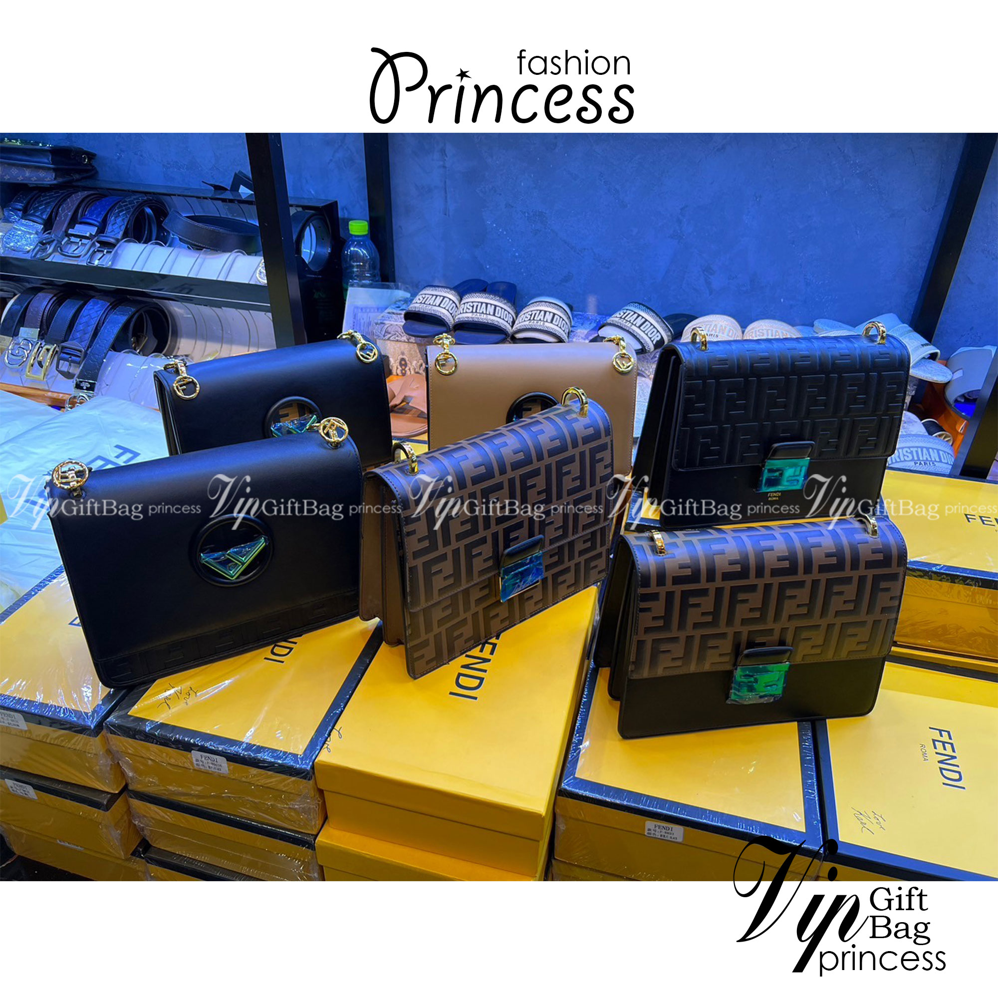 FENDI KAN leather bag เกรดออริจินอล ด้วยสีและลวดลายคลาสสิกตามแบบแบรนด์ เข้าได้กับสาวๆ ทุกสไตล์ บ่งบอกความเป็น FF ได้อย่างสมบูรณ์แบบ โทนสีแมตช์กับเสื้อผ้าได้ง่าย เสริมลุคสาวมั่นก็ลงตัว หรือเปลี่ยนมาติดสายสะพายยาวเพื่อสะพายคาดลำตัวก็ได้ความชิลและคล่องตัวไปอ