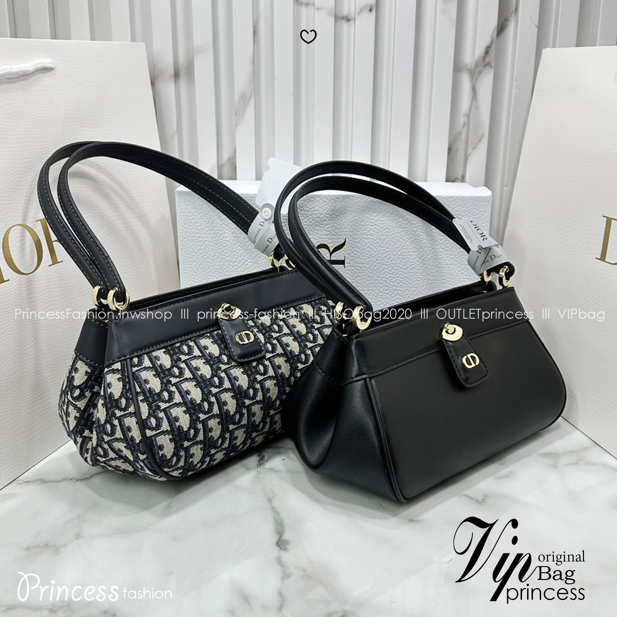 DIOR KEY BAG small 8" กระเป๋าสะพายไหล่รุ่นใหม่ กระเป๋าถือที่ฮ็อตสุดๆ เพราะ Sold out หมดเว็บไซต์เป็นที่เรียบร้อยด้วยดีไซน์ที่ดูหรูหรา