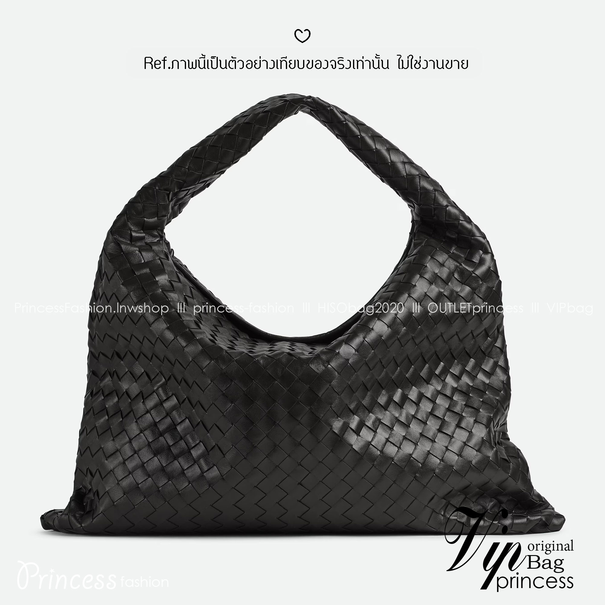 BOTTEGA Large Hop Shoulder Bag 48cm / BOTTEGA Hobo Bag กระเป๋าสะพายไหล่ใบใหญ่ จุของได้เยอะมาก ดีไซส์สานเป็นเอกลักษณ์สวยงาม
