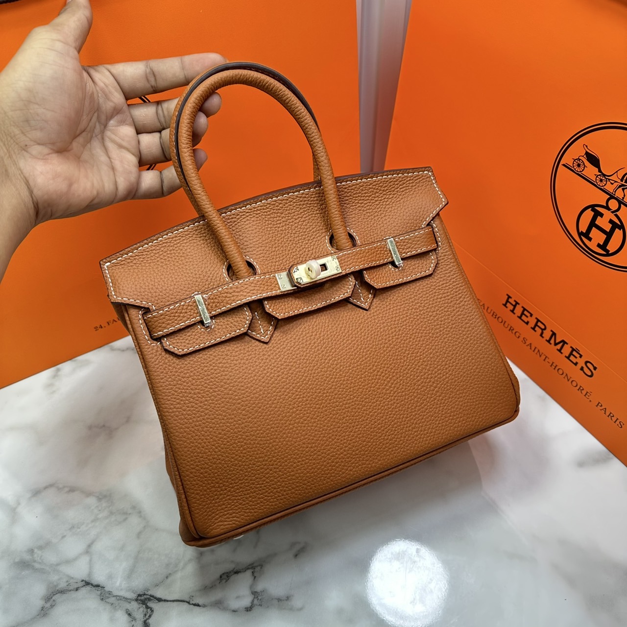 ORI หนังแท้ | Hermes Birkin 25 / Birkin 30 กระเป๋าสะพายที่สุดแห่งหรูหราลัคชู นิยามของความสง่างามเหนือกาลเวลา แบรนด์เนมในฝัน งดงามดั่งเจ้าหญิง
