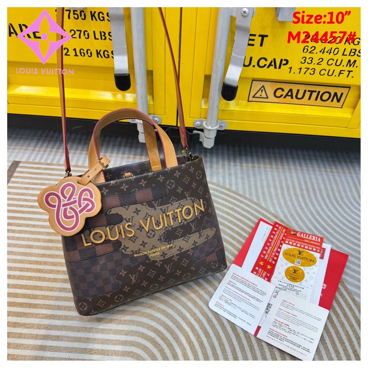 LV Shopper Tote bag Monogram Landscape Canvas กระเป๋าสะพายทรงโท้ท shopper มี 3 ขนาด สวยคลาสสิค พกพาสะดวก ใช้งานง่ายสุดๆ