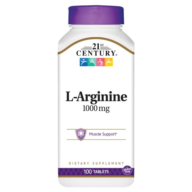 (Pre-order) 21st Century L-Arginine 1,000 mg 100 Tablets