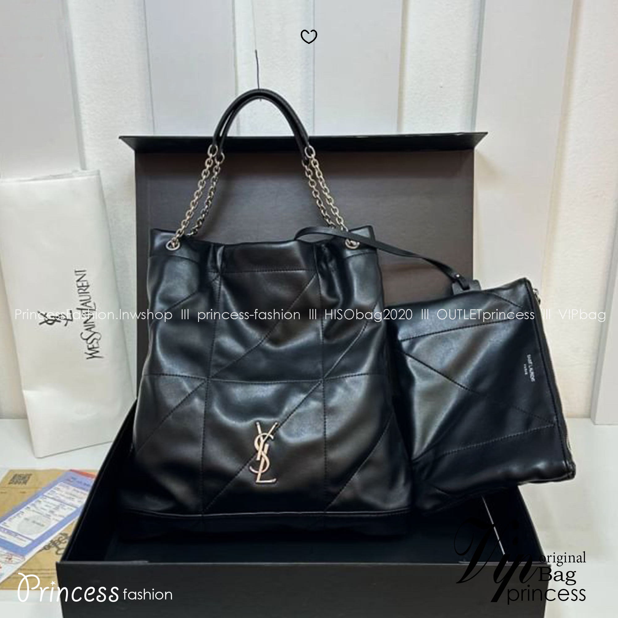 YSL JAMIE 4.3 POCHON / YSL TOTE BAG กระเป๋าสะพายทรงโท้ทรุ่นใหม่ ใบใหญ่งานหนังเต็มใบ รูปทรงใช้งานง่าย ด้านในกว้างมาก จุของได้เยอะ แถมใบลูกไว้ใส่ของจุกจิกได้อีก คุ้มค่าที่สุด