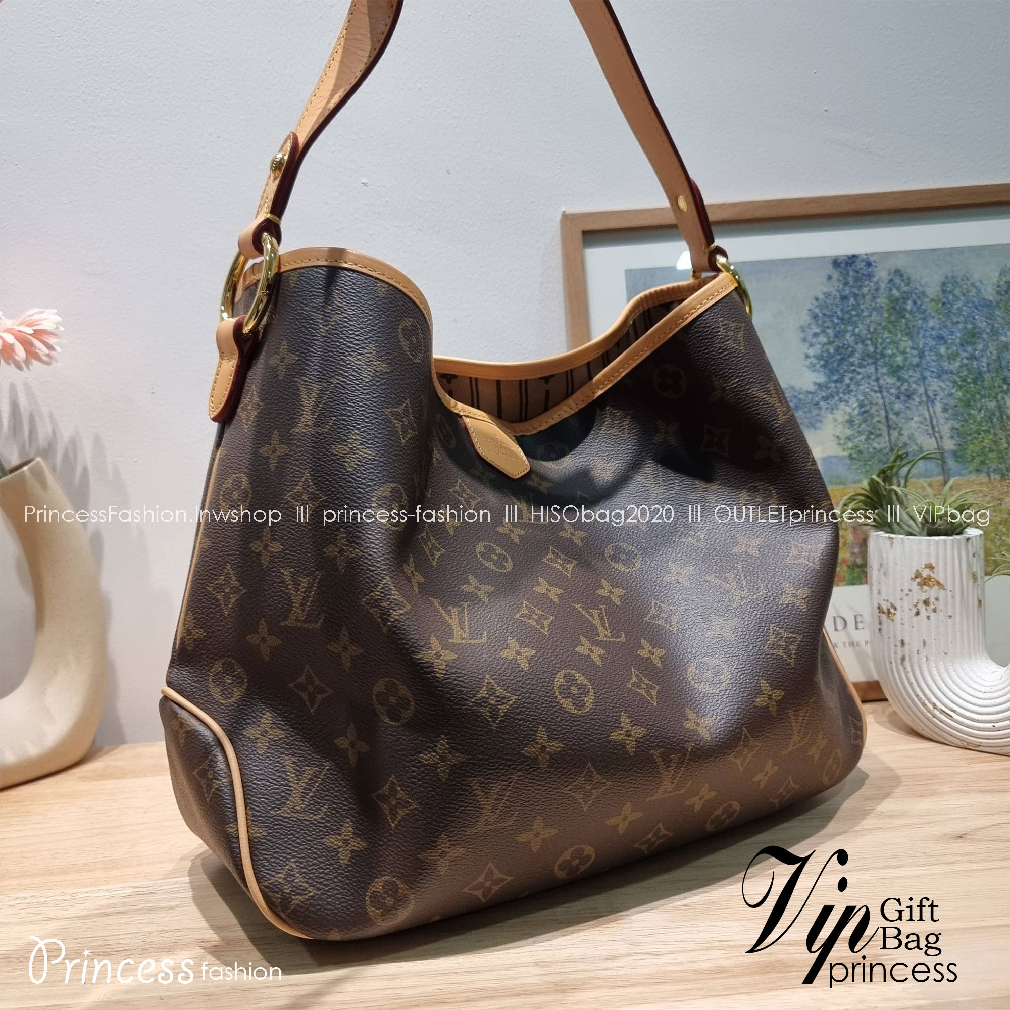 LV delightful bag / LV CARRYALL Monogram Canvas / LV Shopping Bag กระเป๋าทรงโท้ทใบใหญ่ ขนาดจุได้แบบล้นๆ สมใจใครที่มองหากระเป๋าใบโปรด